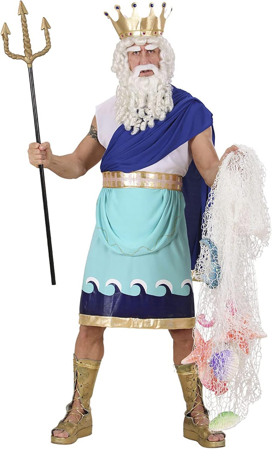 Disfraz de Poseidón para carnaval Disfraz de Poseidón para carnaval